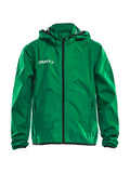 CRAFT Jacket Rain Junioren team green