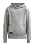 CRAFT Community Hoodie Junioren Grey Melange Gr. 122/128