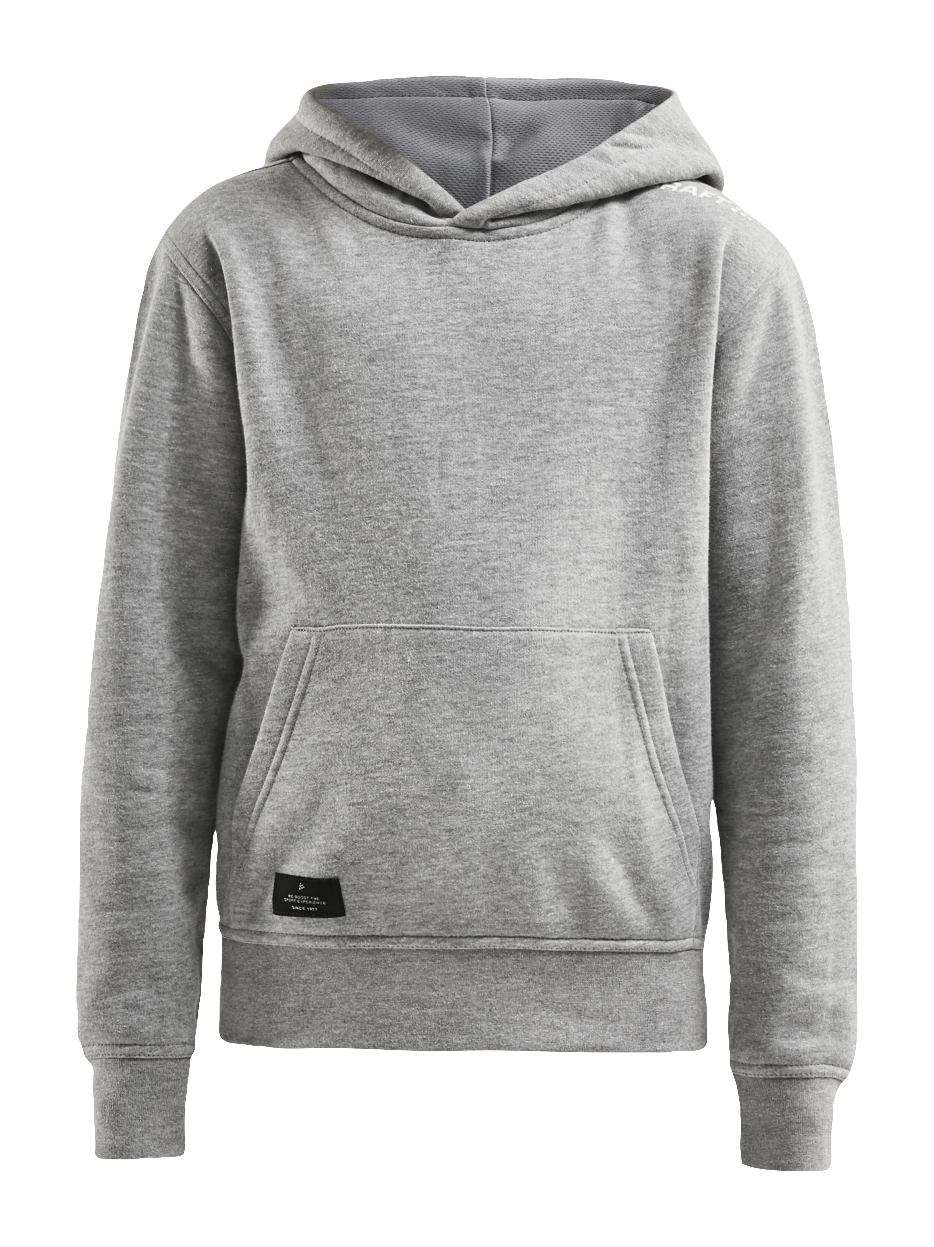 CRAFT Community Hoodie Junioren Grey Melange Gr. 122/128